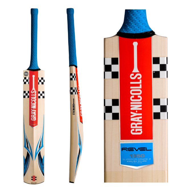 Gray - Nicolls Revel 1350 PLAY NOW Senior Cricket Bat - The Cricket Warehouse