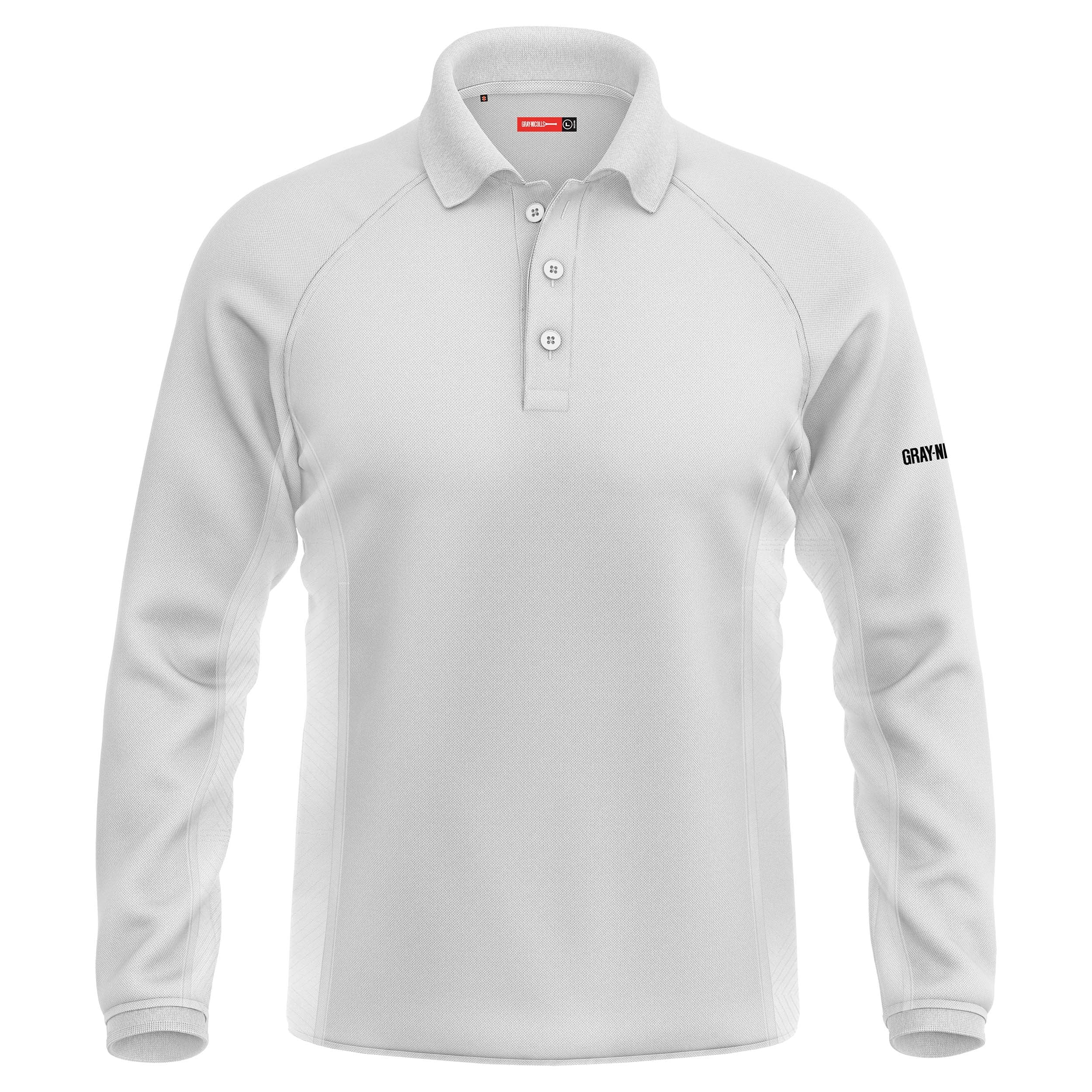 Gray-Nicolls Select XP Long Sleeve Cricket Shirt - The Cricket & Football Warehouse