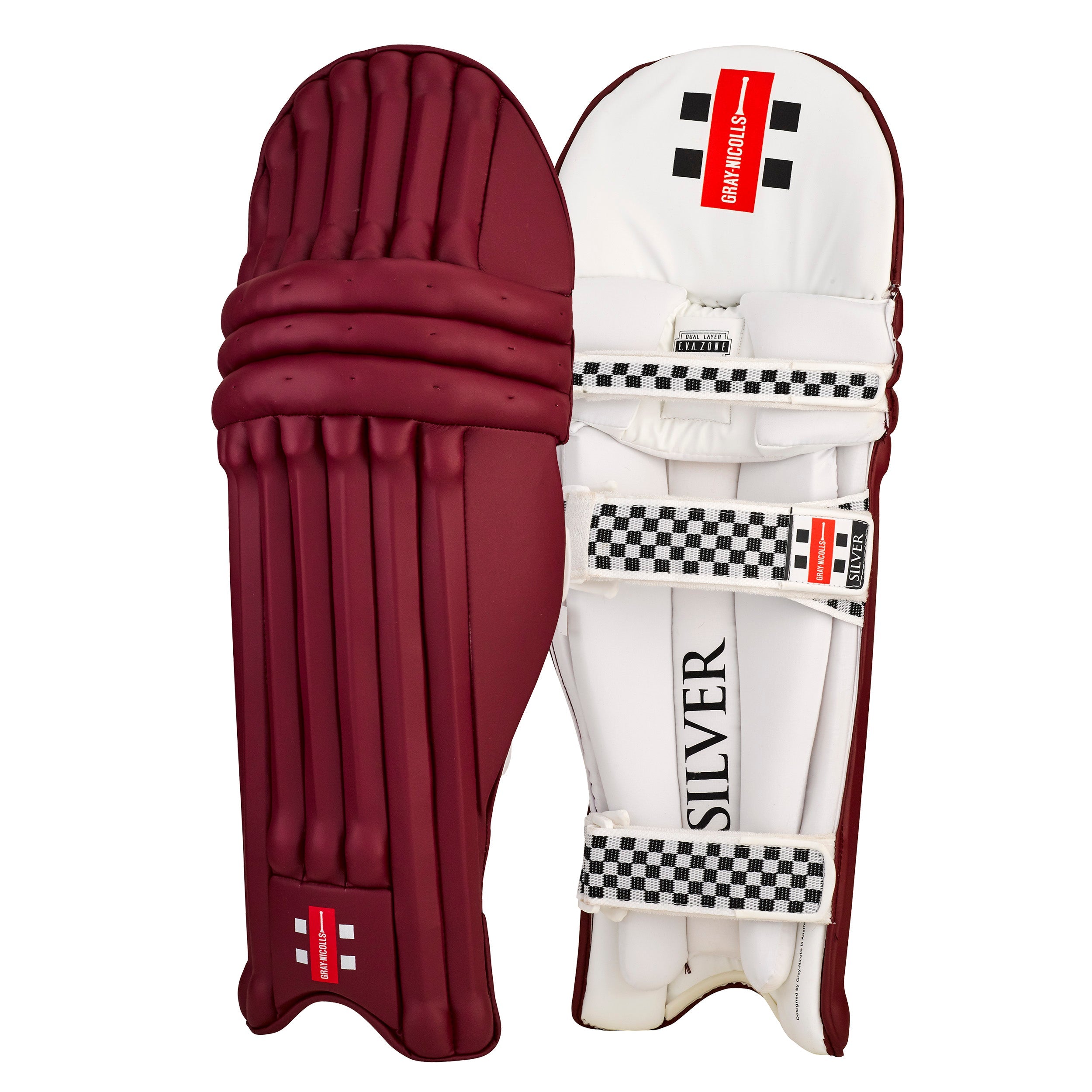 Gray Nicolls Silver - Coloured Cricket Batting Pads - The Cricket Warehouse