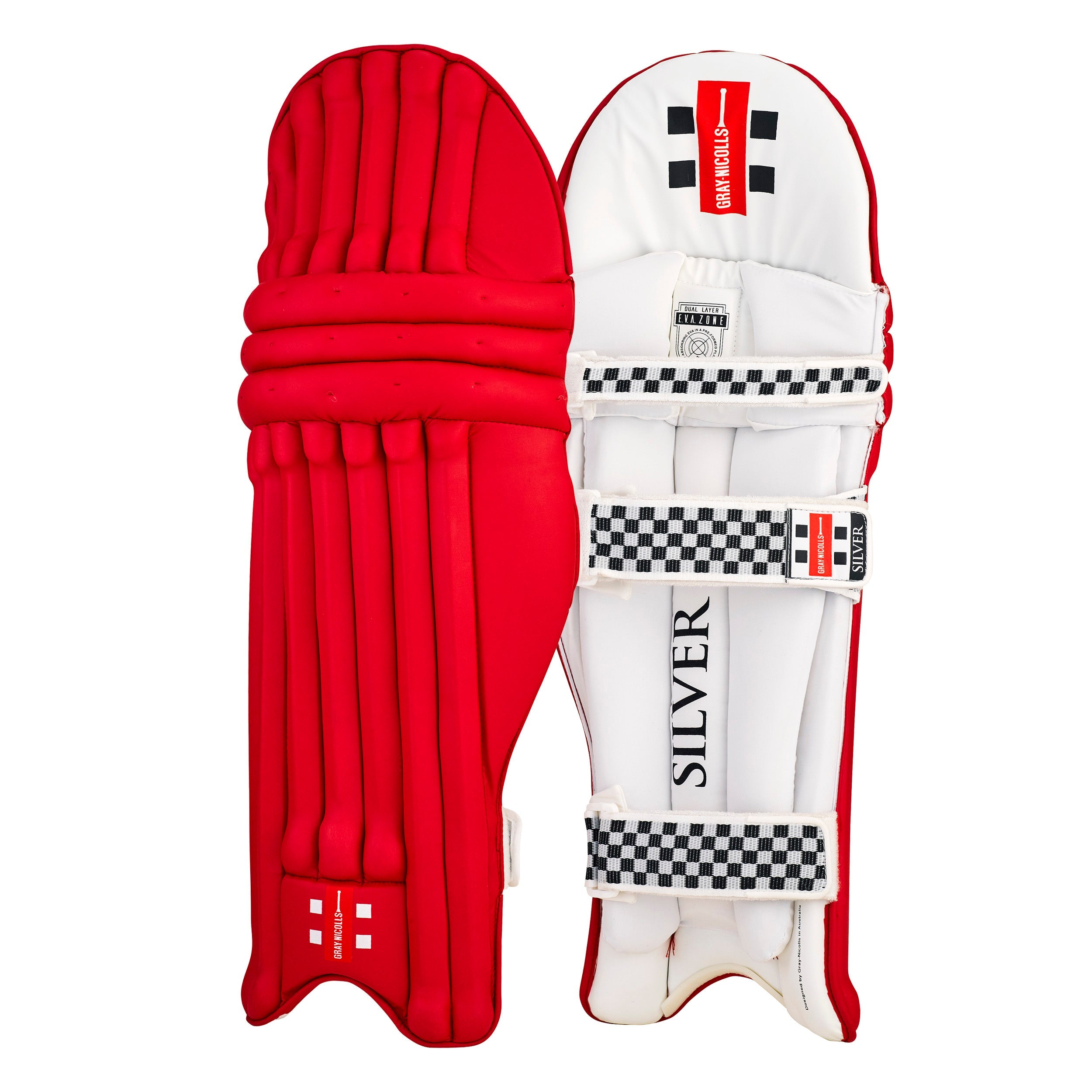 Gray Nicolls Silver - Coloured Cricket Batting Pads - The Cricket Warehouse