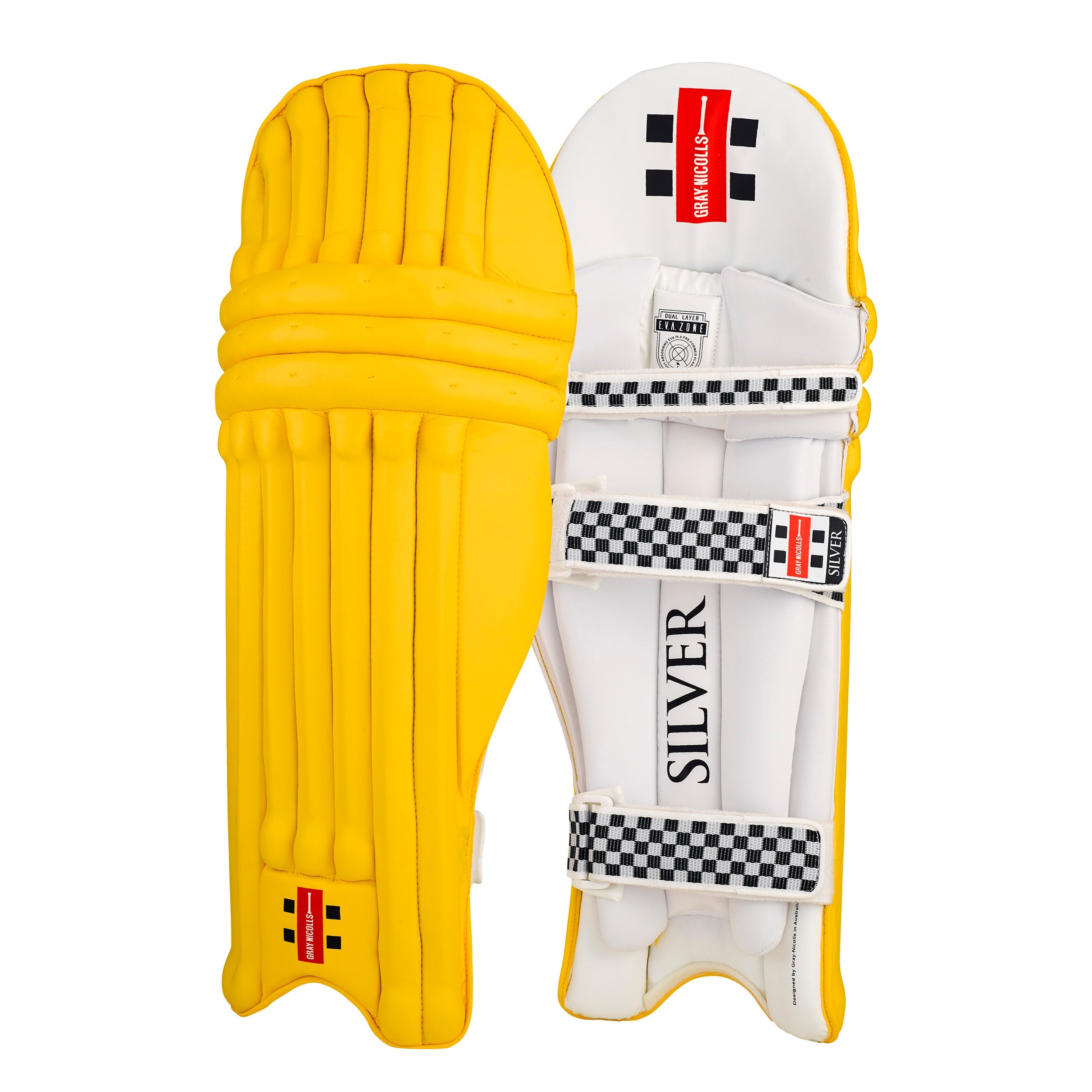 Gray Nicolls Silver - Coloured Cricket Batting Pads - The Cricket Warehouse