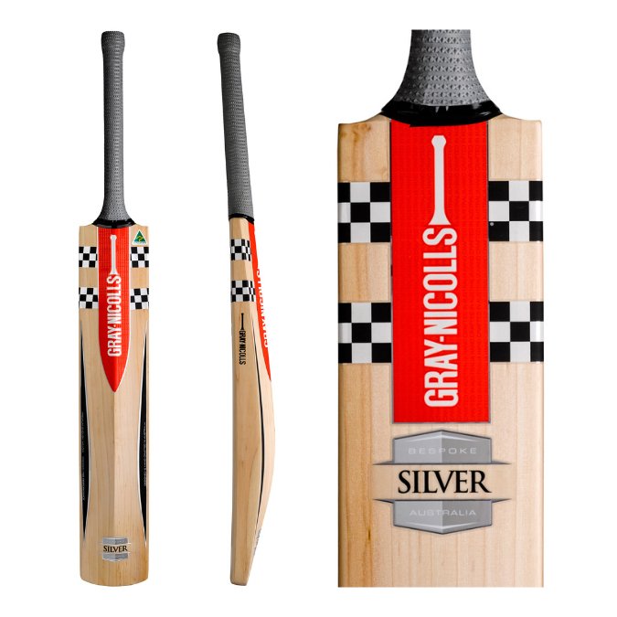 Gray - Nicolls Silver Handcrafted Senior Cricket Bat - The Cricket Warehouse