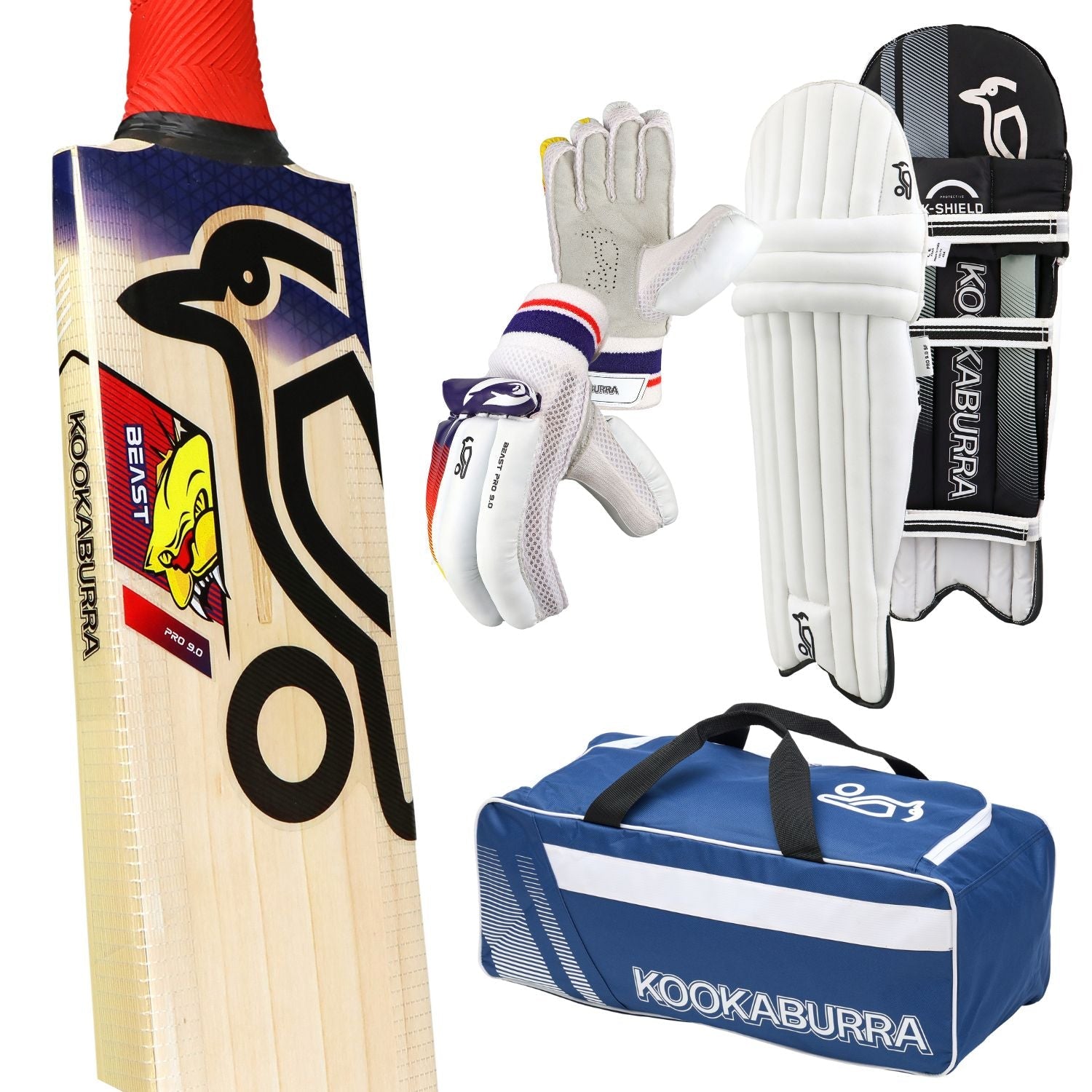 Kookaburra Beast 9.0 Junior Kit - Cricket Set - The Cricket & Football Warehouse