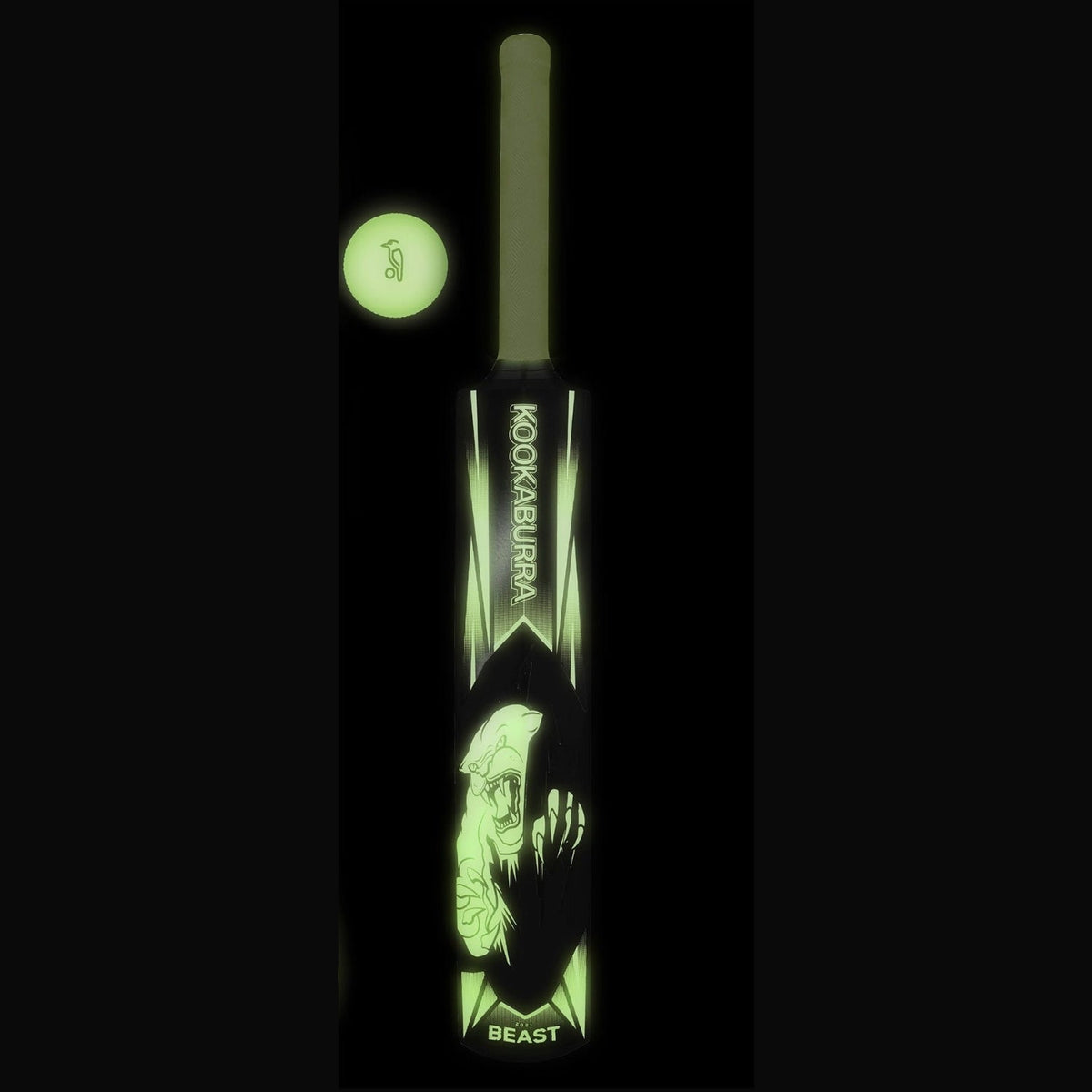 Kookaburra Beast Glow In The Dark Bat and Ball Set - The Cricket & Football Warehouse