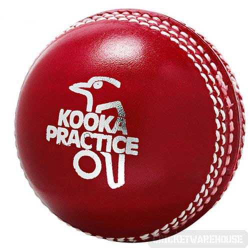 Kookaburra Kooka Practice Red Cricket Ball - Dozen Price - The Cricket Warehouse