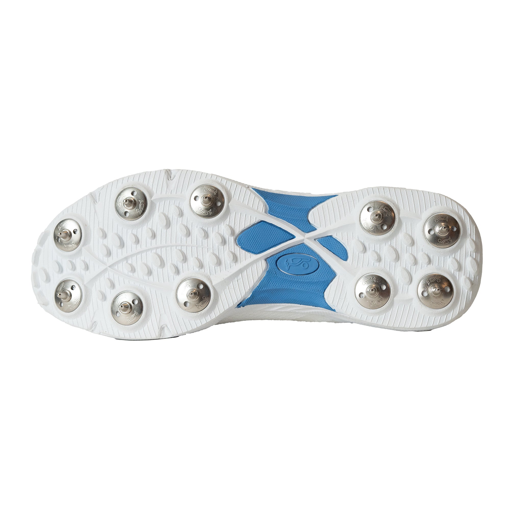 Kookaburra Pro 2.0 Cricket Spikes - Blue/White - The Cricket Warehouse