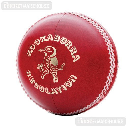 Kookaburra Regulation Cricket Ball Red 156gm - The Cricket Warehouse