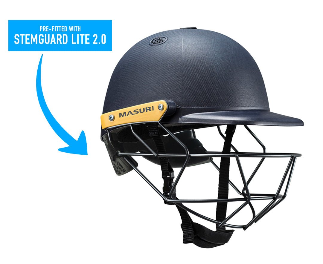 Masuri C-Line Junior Cricket Helmet with Neck Guard - The Cricket & Football Warehouse