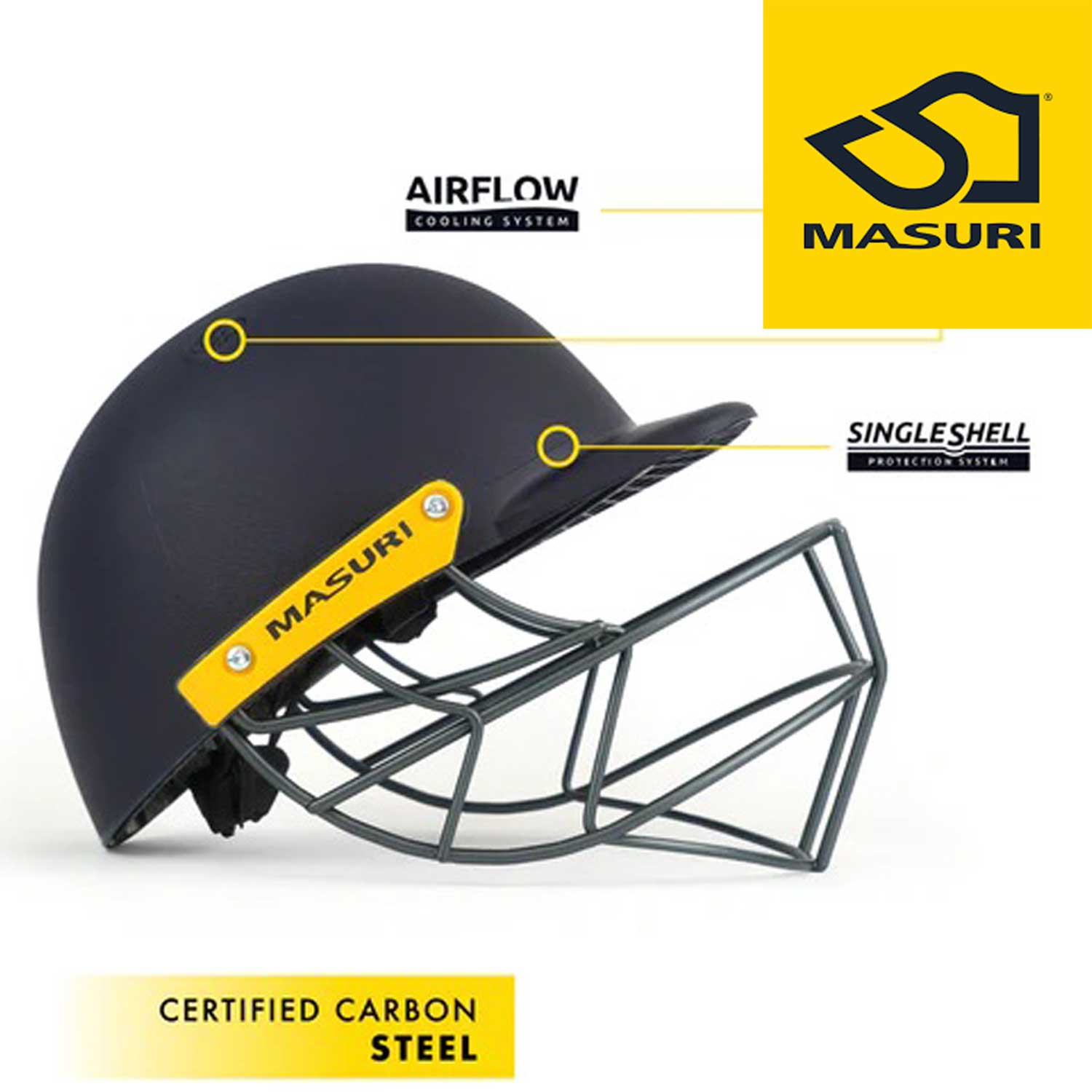 Masuri C-Line Legacy Senior Cricket Helmet - The Cricket Warehouse