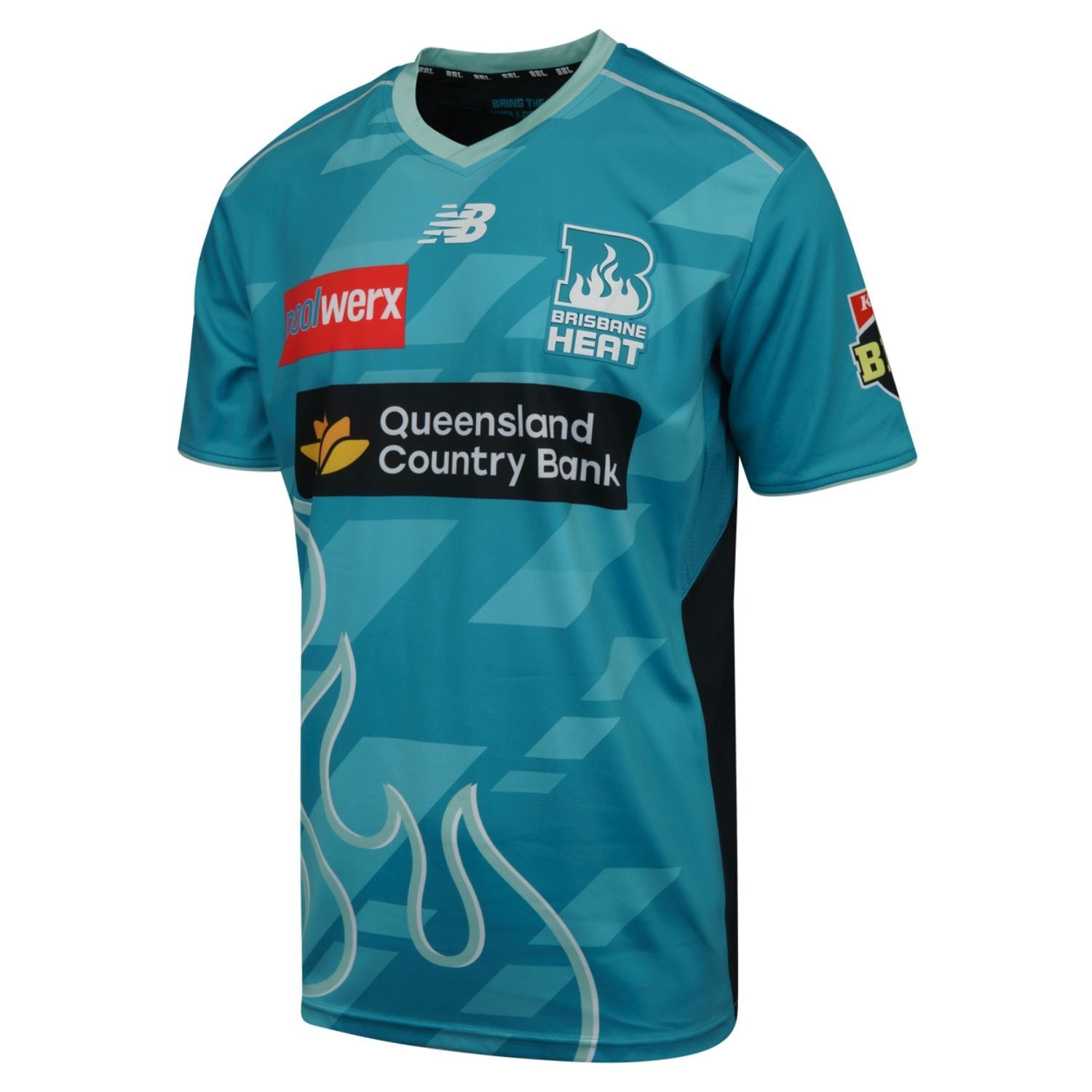 New Balance - Brisbane Heat Replica Shirt Senior - The Cricket & Football Warehouse