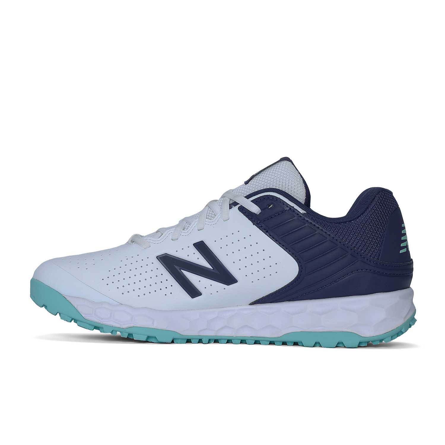 New Balance CK4020 Cricket Rubbers White/Blue - The Cricket Warehouse