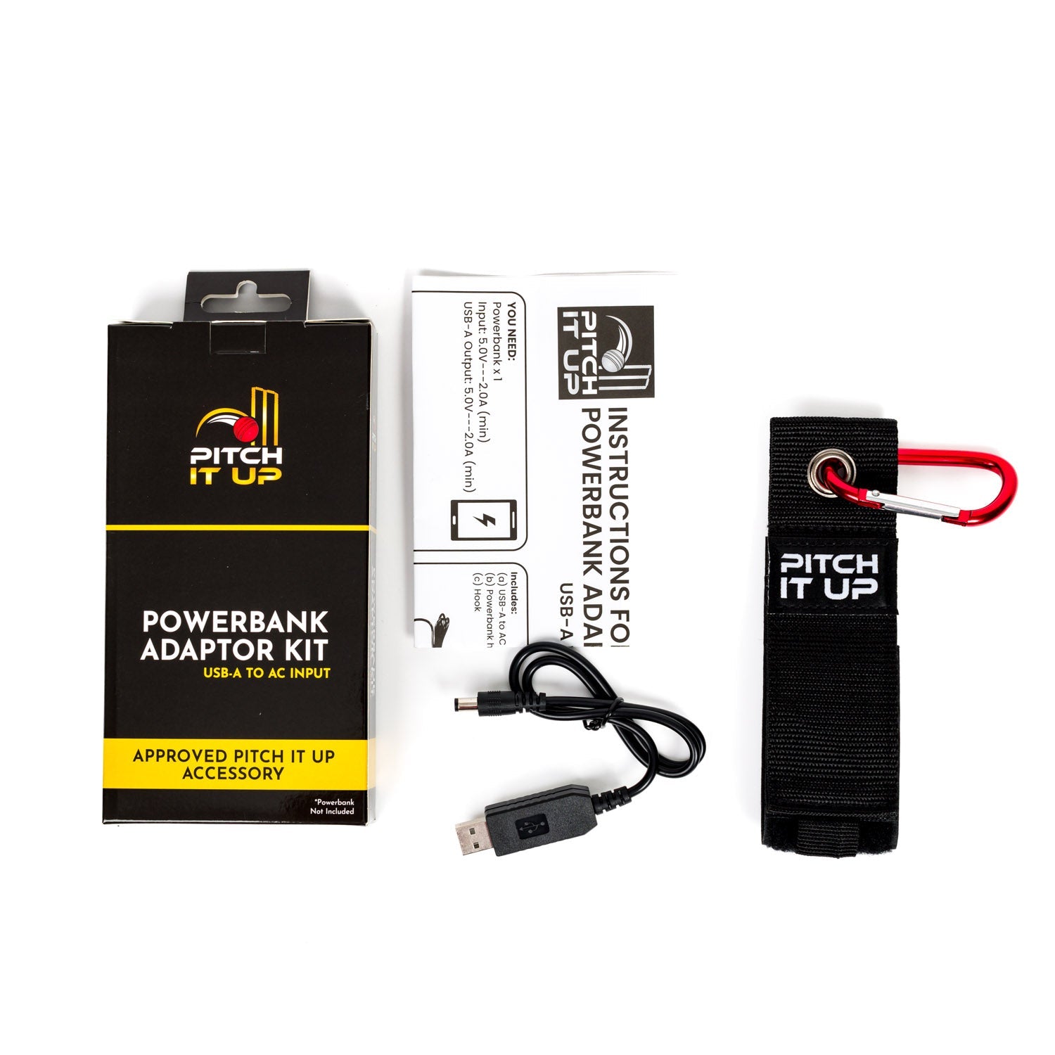 Pitch It Up - Power Bank Adaptor Kit - The Cricket & Football Warehouse
