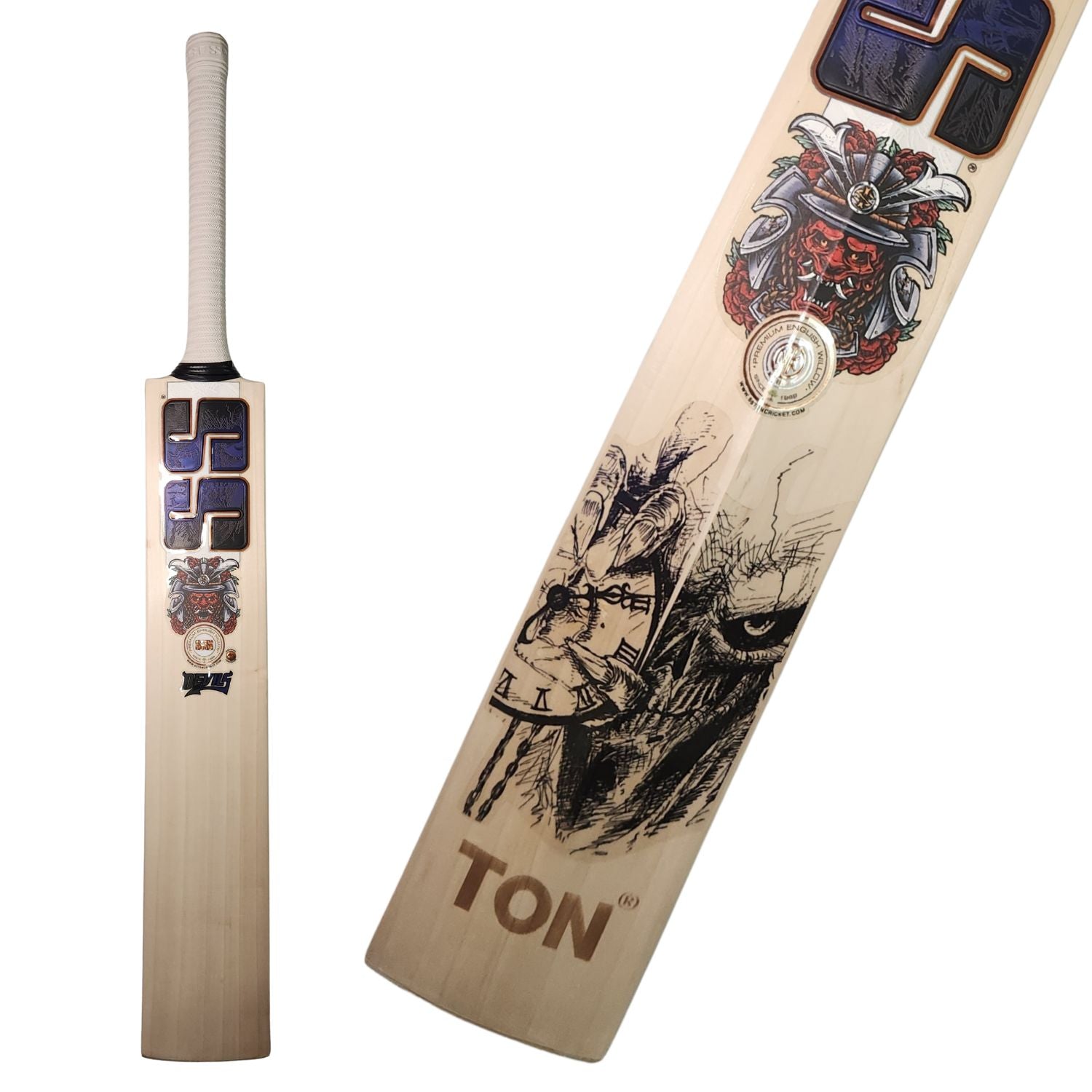 SS Devils English Willow Senior Cricket Bat - The Cricket & Football Warehouse