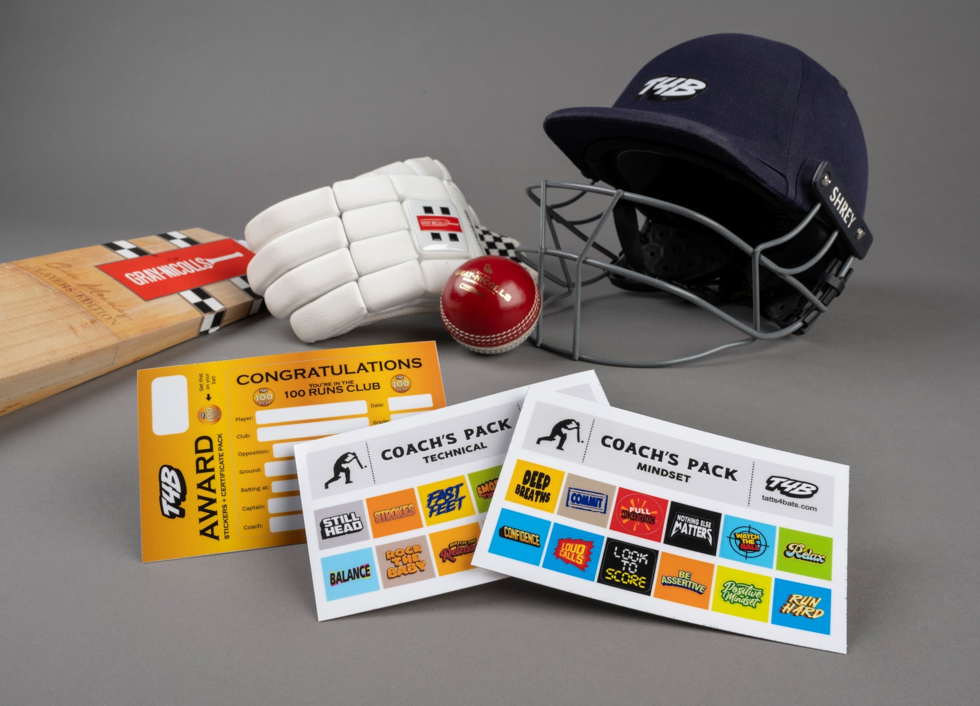 Tatts For Bats - Award set 25 runs! - The Cricket Warehouse